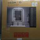 LOAAO 30"X30" LED Mirror for Bathroom, Lighted Bathroom Mirror with Lights, Anti-Fog, Dimmable, Memory Function, Clear Reflection