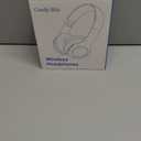 Kids Bluetooth 6.0 Headphones with LED Light, 85Hours Playtimes, Type-C Fast Charging, 85/94dB Volume Limited, Wireless Headphones with Built-in Mic, Wired & TF Card Mode, Blue and Green