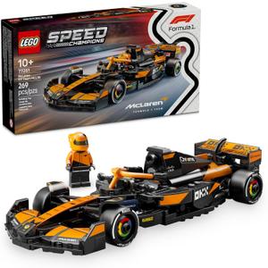 LEGO Speed Champions McLaren F1 Team MCL38 Race Car Toy - Building Set for Kids, Boys & Girls, Ages 10+ - Toy Car for F1 Fans - Gift Idea for Birthday - 77251