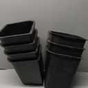 7 Pack Small Trash Can,  Garbage Can Bin Plastic Waste Basket Barrel for Bedroom, Kitchen, Bathroom, Office