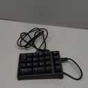 JPHTEK Number Pad, Mechanical USB Wired Numeric Keypad with RGB LED Backlit 21 Key Numpad, Mechanical Numeric Keypad for Laptop Desktop Computer PC Blue Switch