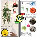 BKSAI Hanging Plant Plant Watering Bottle Update Multifunction Watering can with Long Spout Can Anti-backflow Watering System | Indoor or Outdoor | U.S.A Patent Design