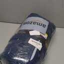 Secura Bathroom Rugs, 47 x 28 Inches, Extra Soft & Thick, Absorbent Water Bath Mat, Machine Washable Non-Slip Bath Mats for Bathroom, Shower, and Tub, Home Decor Accessories (Blue)