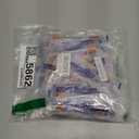 0.5ml 31G 5/16 Inch 8mm Syringe, Lab Syringes Individually Wrapped, Pack of 25