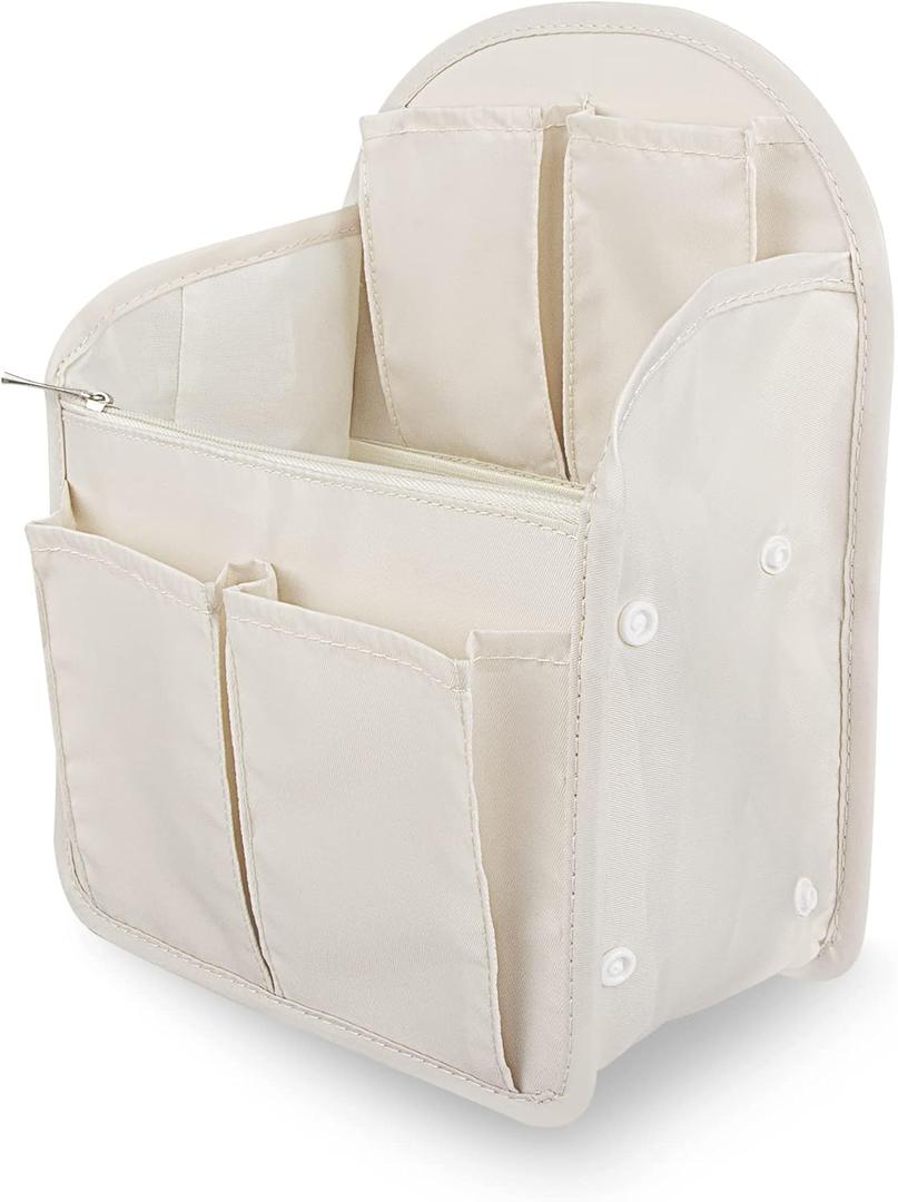 Ebbniur Bag Organizer Insert, Oxford Fabric Travel Divider Bag for Men or Women, Lightweight Bag Liner, Waterproof Organizer Pouch for Rucksack, Tote Bag, Shoulder Bag, etc. (Small)