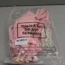 Pink Hair Bows Holder Headband Organizer for Girls Long Baby Hair Clips Accessories Display Storage Hanging Wall Decor with Hooks Gift for Christmas Nursery Toddler Girls Room