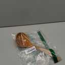 FJNATINH Wooden Ladle with Long Handle, Handmade Soup Ladle for Cooking Kitchen Cookware (Ladle - 1 Piece)