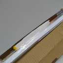 Ceiling Curtain Track, Ceiling Wall Mount Room Divider Curtains Track Rods Heavy Duty Ceiling Track Curtain Rail, RV Ceiling Track for Curtains with Rollers Hooks Clips for 3-6ft, White