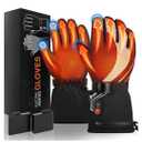 Heated Gloves for Men Women 7.4V Battery Rechargeable Electric Heating Work Gloves Touchscreen Waterproof Hand Warmer for Christmas Winter Outdoor Ski Motorcycle Hiking Camping Hunting Gifts