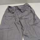 SWISSWELL Mens Tactical Cargo Pants Water Resistant Ripstop Lightweight Hiking Work Pants with 8 Pockets Elastic Waistband Grey 32×32