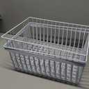 iSPECLE Wire Baskets - 6 Pack Wire Baket for Storage, Pantry Baskets Organizer Bins, Cabinet Storage Organization for Easily Get Items, White