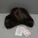 WERD Short Brown Bob Wig with Bangs,10 inch Brown Straight Bob Wig for Women Heat Resistant Fiber for Cospaly Velma