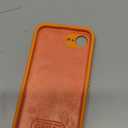 Vooii Compatible with iPhone 16e Case, Liquid Silicone Upgrade [Camera Protection] [Soft Anti-Scratch Microfiber Lining] Shockproof Phone Case for iPhone 16e 6.1 inch - Bright Orange