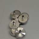 Super Strong Neodymium Round Magnet with M8 Male Thread Nuts Bolts 200 lb Corrosion-Resistant Mounting Magnet for Lighting Camera and Other Brackets Outdoor Tools 44mm D - 8 Packs