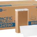 Pacific Blue Basic Recycled Multifold Paper Towels (Previously Branded Envision) by GP PRO (Georgia-Pacific), White, 24590, 250 Towels Per Pack, 16 Packs Per Case (4000 Total), 9.20'' x 9.44