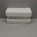 10 Pack Glass Cylinder Vases, 8 Inch Small Clear Cylinder Flower Vase Floating Candle Holders Glass Vases for Centerpiece Table Party Home Wedding