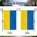 Ukraine Garden Flag 12x18 Inch Double-Sided Vivid Color Ukraine Flag Indoor and Outdoor Decor for Yards, Lawns, Streets, Parade, Celebration Activities
