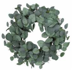 24in. Eucalyptus Leaf Wreath