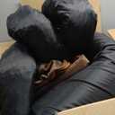 Comfort Expression Orthopedic Dog Bed for Extra Large Dogs 42x30 Inch, Waterproof Egg Crate Foam XL Pet Bed with Removable Bolsters, Dog Couch with Washable Cover & Non-Slip Bottom, Dark Brown