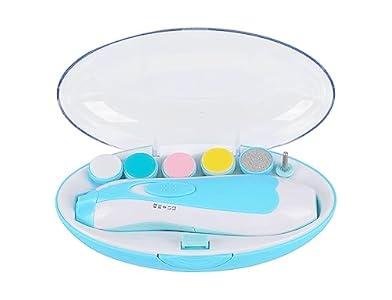 Baby Nail Trimmer Electric,Nail Clippers File for Baby No Sharp Claws Hurt, 6 in 1 with Light Safety Cutter for Newborn Infant Toddler Kids Toes and Fingernails Care 