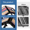 Portable Cornhole Board Set,24 x 16 in Corn Hole Games, Adjustable Angle & Dual Modes (Child/Adult) for Free Switch,Extra-Thick Material, Cornhole Game Boards with 8 Bean Bags with Storage Bag