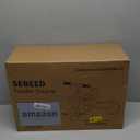 SEREED Colorful Lighting Toddler Tricycle for 2-5 Years Old Boys, Adjustable Seat&Handlebar Trike, Removable Basket, Birthday Gift Idea for Kids Ages 2+ (Black)