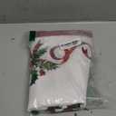 Kadut Christmas Ribbon, Cloth Napkins, (17x17 Inch) Xmas Ribbon Set of 8 Dinner Napkins, Heavy Duty Fabric, Cloth Napkins, for Harvest, Holiday, Fall, Parties & Christmas Dinner.