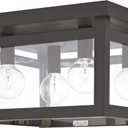 Livex Lighting 4032-07 Milford 4-Light Ceiling Mount, Bronze