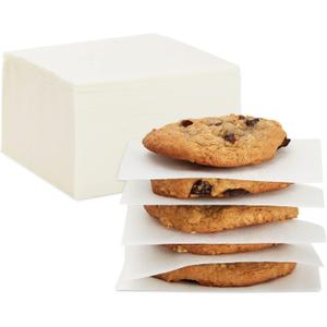 Juvale 1000 Pack of Precut Parchment Paper Sheets, 4x4 Square Baking Sheet