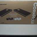 ZENY Cornhole Set 3x2 ft, Portable Corn Hole Boards, Outdoor Cornhole Game Set, Foldable Aluminum Boards, Lightweight
