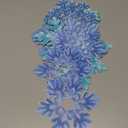 Snowflake Cutouts Winter Bulletin Board Decorations Wonderland Paper Cutouts Christmas Blue Silver Wall Decals with Glue Points for Classroom Home Holiday Winter Party Supplies