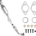 Rear Catalytic Converter Compatible with 2002 2003 2004 2005 2006 Camry 2.4L & 2002 2003 2004 2005 2006 Solara 2.4L, Not Fit XLE model, Direct-Fit (EPA Compliant)