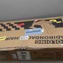 MUCHENGHY Folding Adirondack Chairs HDPE Weather Resistant, Patio Firepit Chairs, Sturdy Outside Chair, Lawn Chairs, 15min Assembly 380lb, Royal Blue