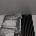 Bumusty 4-Tier Long Expandable Shoe Rack for Closet, 18"-44" Adjustable Shoe Rack for Entryway, 20-24 Pairs Large Shoe Organizer Shelf Storage, Sturdy Metal, Black