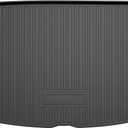 Powerty Trunk Mat for 2020-2025 2026 Mercedes-Benz GLE Accessories Cargo Mats TPE All Weather Cargo Liner Heavy-Duty Trunk Liners