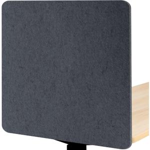 Desk Divider, Clamp On Felt Desk Privacy Panels, Acoustic Sound Absorbing Desk Partition for Office Desk, Reduce Distractions, Dark Gray, 1 Pack, 24 x 24 in