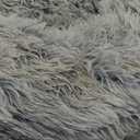 WESTERN HOME WH Calming Dog Bed & Cat Bed, Anti-Anxiety Donut Dog Cuddler Bed, Warming Cozy Soft Dog Round Bed, Fluffy Faux Fur Plush Dog Cat Cushion Bed for Small Medium Dogs and Cats (24.0"L x 24.0"W x 8.0"Th, Light Grey)