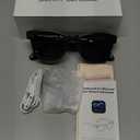 AI Smart Glasses for Men Women, 8MP Camera Glasses with AI Recognition, 1080P Video Recording, Real-Time Translation, Voice Control, Bluetooth Calling, IP65 Waterproof Smart Sunglasses