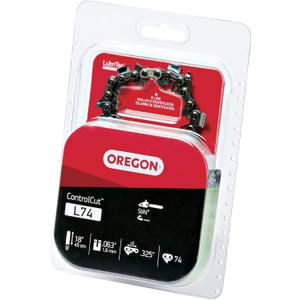 Oregon L74 ControlCut Replacement Chainsaw Chain for 18-Inch Guide Bar, 74 Drive Links, Pitch: .325", .063" Gauge, Fits Stihl Models with 18" Bars and .325" Sprockets Gray