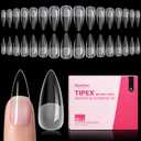 Beetles Tipex Instant Apex Nail Tips, Stiletto Medium, 16 Sizes (0014), 192pcs, Built-In Apex, No Builder Gel Required, Thicker Strong Acrylic Tips for DIY Nail Extensions