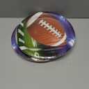 Creative Converting 331933 Football Party Dinner Plates Brown, 2 Pack