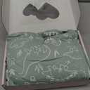 Baby Sleep Sack 12-18 Months, 2.5 TOG Cotton Winter Baby Wearable Blanket with 2-Way Zipper, Warm Soft Sleeping Bag for Toddler Boy Girl, Large Dinosaur