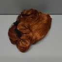 Morvally Women 13" Short Wavy Ginger Orange Wig for Cosplay Costume Halloween Party