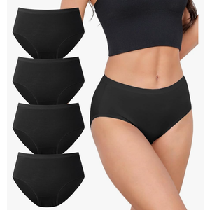 DAVID ARCHY Womens Underwear, Bamboo Rayon Women's Briefs - Moisture Wicking Panties, Soft & Breathable, 5 Pack 5 XL