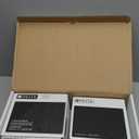 Delta Modern 14 Series Square Rain Shower System Faucet Set, Rainfall Matte Black Shower Head and Handle Set, Valve Trim Kit, 10 Inch, Matte Black 342701-BL