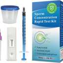 Fertility Home Test Kit for Men-Trak Plus Male Fertility Testing System- Shows Normal or Low Sperm Count- Easy to Read Results-Convenient, Accurate, Private