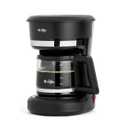 Mr. Coffee 5 Cup Switch Coffee Maker Black: Small Drip Coffee Machine, Electric, Paper Filter, 25 oz Capacity