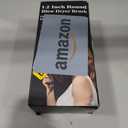 Round Hair Blow Dryer Brush - 1.2 Inch Ceramic Barrel Hair Dryer Brush for Short/Middle Hair, One Step Drying, Volumizing, Straightening and Styling, Negative Ionic Dryer Brush (Black-Golden, 1.2)