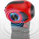 Bluetooth Speakers for Milwaukee 18V Battery,Portable Speaker Wireless with HD Sound, BT5.3,AUX Port,TWS Pairing,RGB LED Lights,52 ft Range for Jobsites,Outdoor,Home Party,Camping(Tool Only)