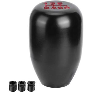 Dweekiy Gear Shift Knob,Car Universal Modification Manual Knob Gear Shift Head Shifter 6 Speed(Black)